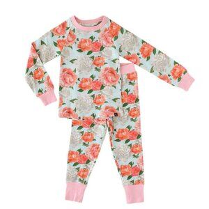 Girls Floral Dreams Kids Pajama Set - Cozy and Adorable Sleepwear